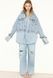 Женские джинсы Wide Regular H&M (58076) W36 Голубые 58076_ фото 1