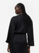 Жіноча атласна сукня на запах H&M (55692) XS Чорна 55692 фото 3