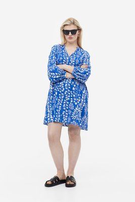 Жіноча коротка сукня H&M (23477) M Синя 23477 фото