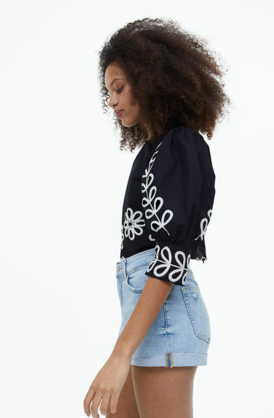 Жіночі джинсові шорти Slim Regular H&M (55848) W38 Блакитні 55848 фото
