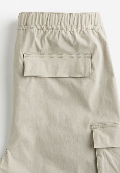Чоловічі нейлонові шорти карго Regular Fit H&M (57212) L Бежеві 57212_ фото