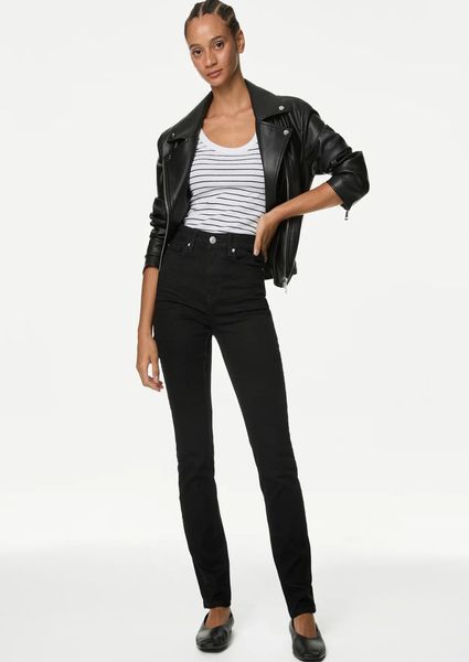 Жіночі джинси Slim Fit M&S (58012) W36 Чорні 58012 фото