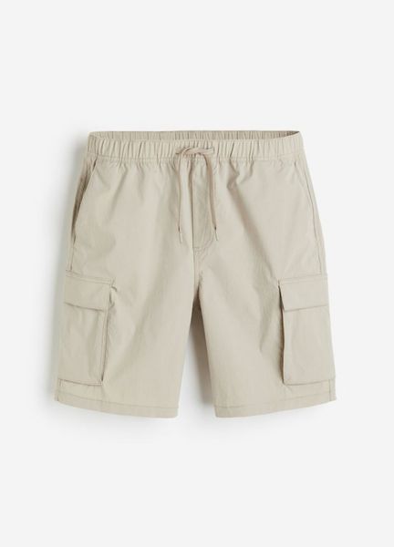 Чоловічі нейлонові шорти карго Regular Fit H&M (57212) L Бежеві 57212_ фото