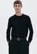 Чоловічий светр тонкої в'язки Regular Fit H&M (58621) XL Чорний  58621_xl фото 1