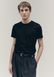 Чоловіча бавовняна футболка Slim fit H&M (58066) M Чорна 58066 фото 1