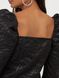 Жіноча приталена блузка Н&М (56701) XS Чорна 56701 фото 4