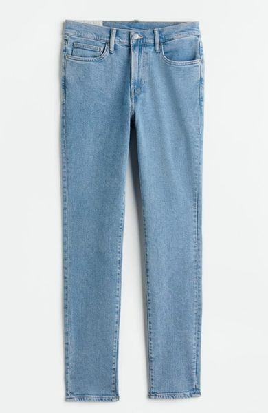 Чоловічі джинси Skinny Fit Stretch H&M (57991) W30 L32 Блакитні 57991 фото
