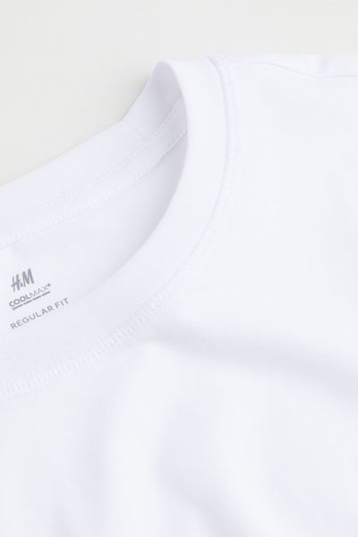 Чоловіча футболка без рукавів CoolMax H&M (58440) S Біла 58440 фото