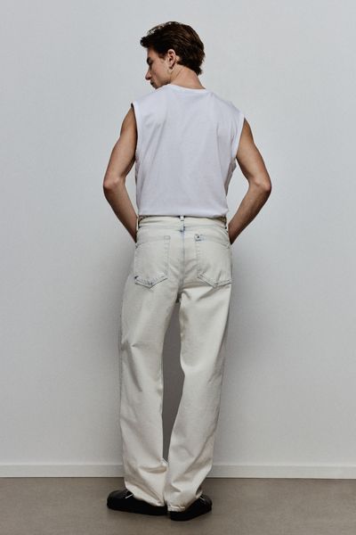 Чоловіча футболка без рукавів CoolMax H&M (58440) S Біла 58440 фото