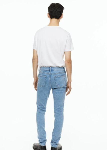 Чоловічі джинси Skinny Fit Stretch H&M (57991) W30 L32 Блакитні 57991 фото