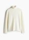 Чоловічий светр водолазка Regular Fit H&M (57833) L Молочний  57833_ фото 1