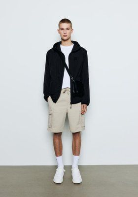 Чоловічі нейлонові шорти карго Regular Fit H&M (57212) XL Бежеві 57212_xl фото