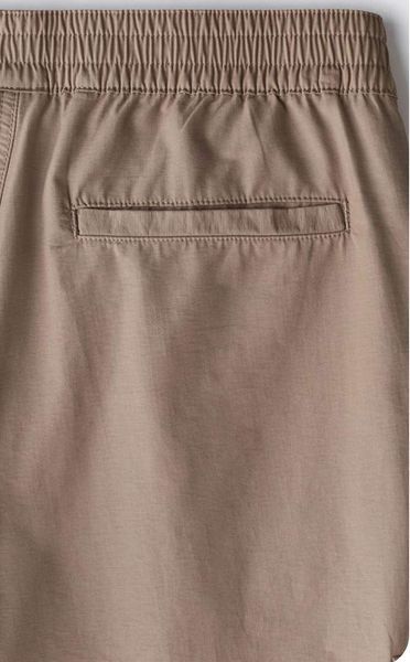Чоловічі штани карго Regular Fit Elastic waist H&M (58336) S Бежеві 58336 фото