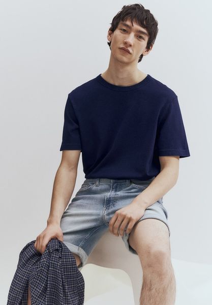 Мужские джинсовые шорты Slim Fit H&M (58408) W30 Светло- 58408 фото