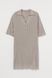 Женское платье в рубчик H&M (10029) M Бежевое 10029 фото 1