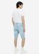 Мужские джинсовые шорты Slim fit H&M (55983) W36 Голубые 55983 фото 4