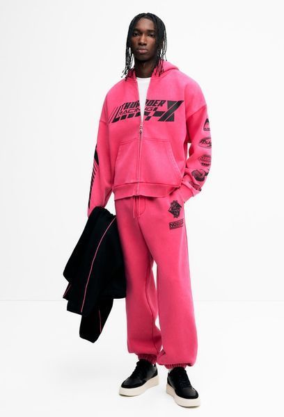 Мужской спортивный костюм Relaxed Fit H&M (58643) М Розовый 58643_м фото