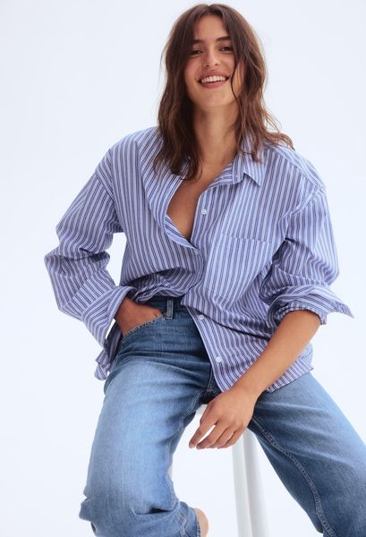 Жіночі джинси Bootcut High Н&М (58477) W34 Сині  58477 фото