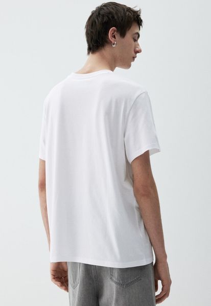 Мужская футболка Regular Fit Cool Max H&M (58304) M Белая 58304_ фото