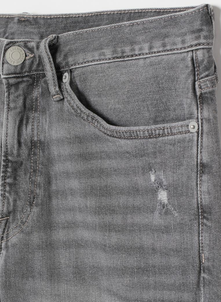 Чоловічі джинсові шорти Slim fit H&M (55984) W32 Сірі 55984 фото