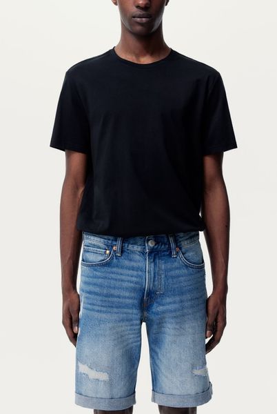 Мужские джинсовые шорты Regular Fit H&M (57121) W38 Синие 57121_38 фото