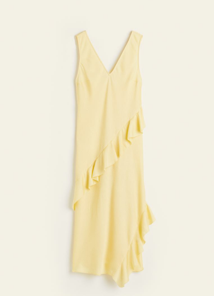 Женское платье H&M (55857) XS Желтое 55857 фото