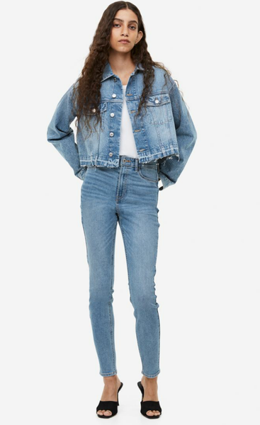 Женские джегинсы H&M (56043) W36 Светло-синие 56043 фото