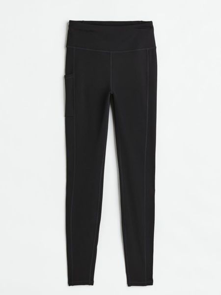 Женские спортивные леггинсы Н&М (56863) XS Черные 56863 фото