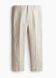 Чоловічі  лляні штани Slim fit Н&М (58228) L Світло-бежеві 58228_54 фото 5