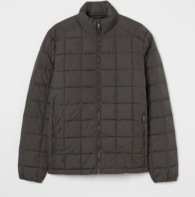 Чоловіча стьобана куртка THERMOLITE H&M (57789) S Темно-сіра 57789 фото