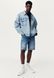 Мужские джинсовые шорты Regular Fit H&M (57121) W38 Синие 57121_38 фото 1