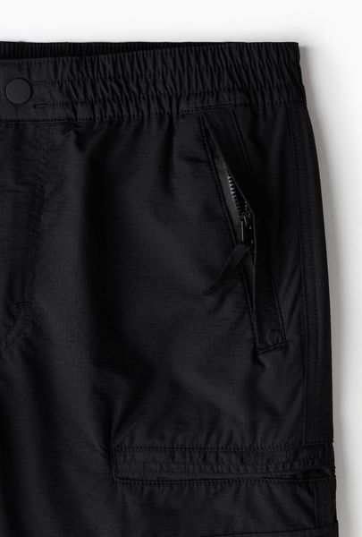 Чоловічі штани карго Regular Fit H&M (58442) XL Чорні 58442_xl фото