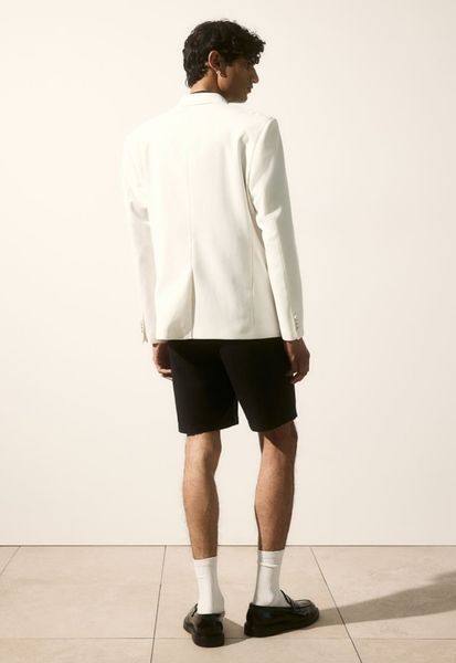 Мужские льняные шорты Regular fit H&M (57157) XXL Черные 57157_xxl фото