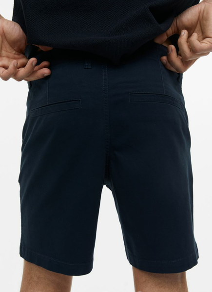 Мужские классические шорты Regular Fit H&M (55786) W30 Темно-синие 55786 фото