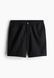 Мужские льняные шорты Regular fit H&M (57157) XXL Черные 57157_xxl фото 2