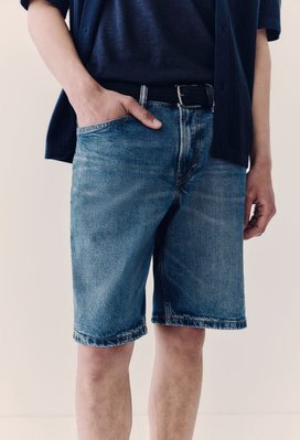 Чоловічі джинсові шорти Regular fit H&M (57006) W34 Сині 57006 фото