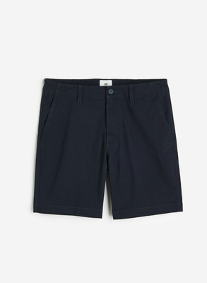 Чоловічі класичні шорти Regular Fit H&M (55786) W32 Темно-сині 55786 фото
