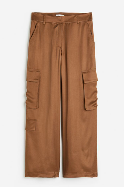 Жіночі штани карго H&M (55968) S Коричневі copy_55968 фото