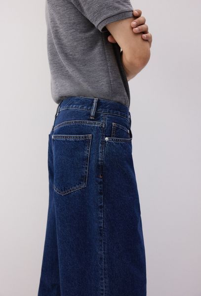 Мужские джинсы широкие Baggy H&M (58704) W28 L32 Темно-синие 58704 фото