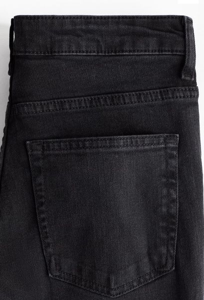 Женские обычные джинсы Bootcut Regular waist H&M (58607) W34 Черные 58607 фото
