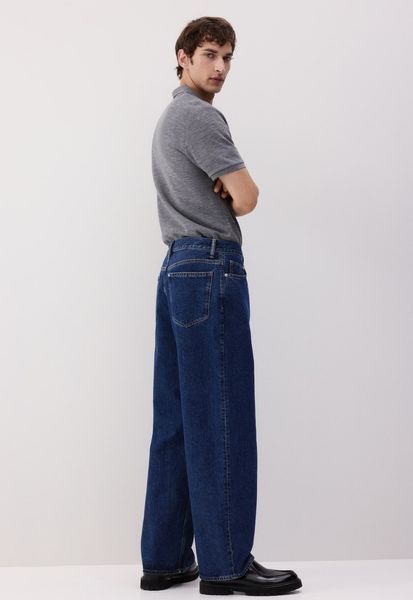 Мужские джинсы широкие Baggy H&M (58704) W28 L32 Темно-синие 58704 фото