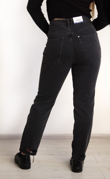 Жіночі Skinny з високою талією довжиною до щиколотки Н&М (57597) W36 Чорні 57597 фото