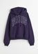 Женские худи с принтом H&M (56626) M Синее 56626 фото 1