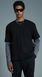 Чоловіча футболка Loose Fit H&M (58065) S Чорна 58065 фото 1