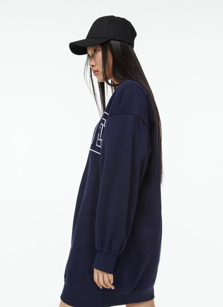 Жіноча спортивна сукня оверсайз H&M (55652) XS Синя 55652 фото