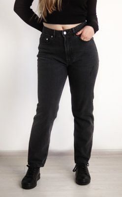Жіночі Skinny з високою талією довжиною до щиколотки Н&М (57597) W40 Чорні 57597_ фото