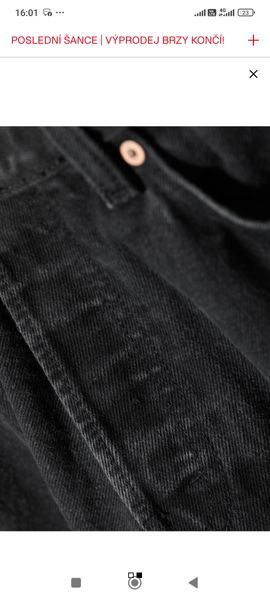 Мужские джинсы прямого кроя Relaxed Straight Leg H&M (58609) W33 L32 Черные 58609_ фото