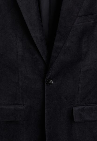 Чоловічий оксамитовий піджак Slim Fit (58182) S Темно-синій 58182 фото