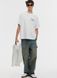 Мужская футболка с принтом Loose Fit H&M (58067) S Белая 58067-s фото 1