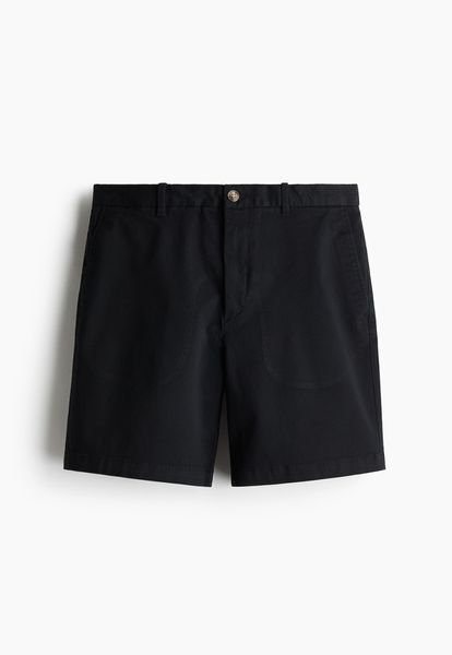 Чоловічі шорти chinos regular Fit Н&М (58465) М Чорні 58465 фото